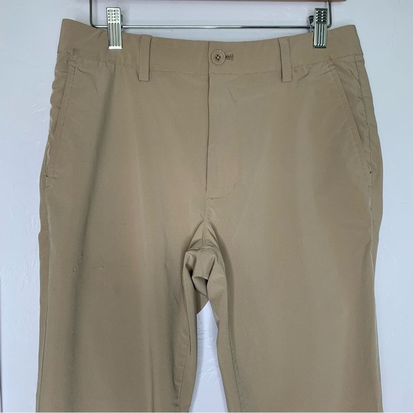 Vineyard Vines Tan Straight Leg Performance Dress Pants Men’s 30x30 Chinos - Picture 2 of 15